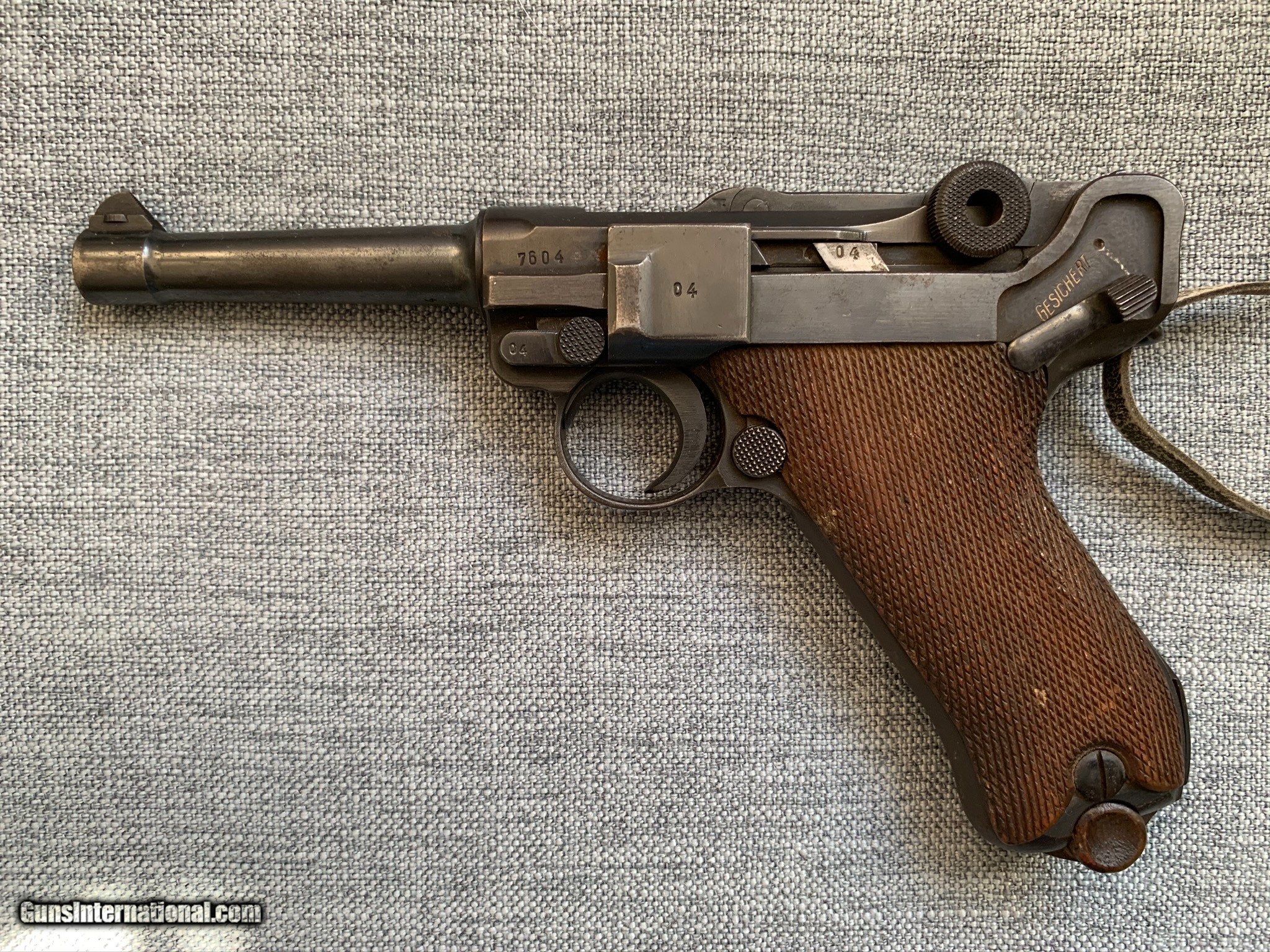 1940 WWII Luger, manufacturer code 42 (Mauser), 9mm