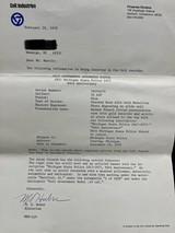 Colt 1911 Govt Model Michigan State Special Edition w/ Box & Papers - 10 of 15