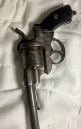 Belgium - City of Liege Engraved Pinfire Revolver - 2 of 10