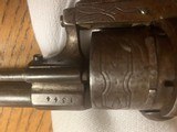 Belgium - City of Liege Engraved Pinfire Revolver - 6 of 10