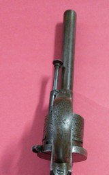 Engraved Belgian Lefaucheux 9MM Pinfire Revolver - 6 of 6