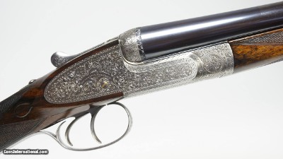 Holland & Holland Royal Model 20 gauge side by side with NEW 28 inch barrels located at our Dallas Showroom