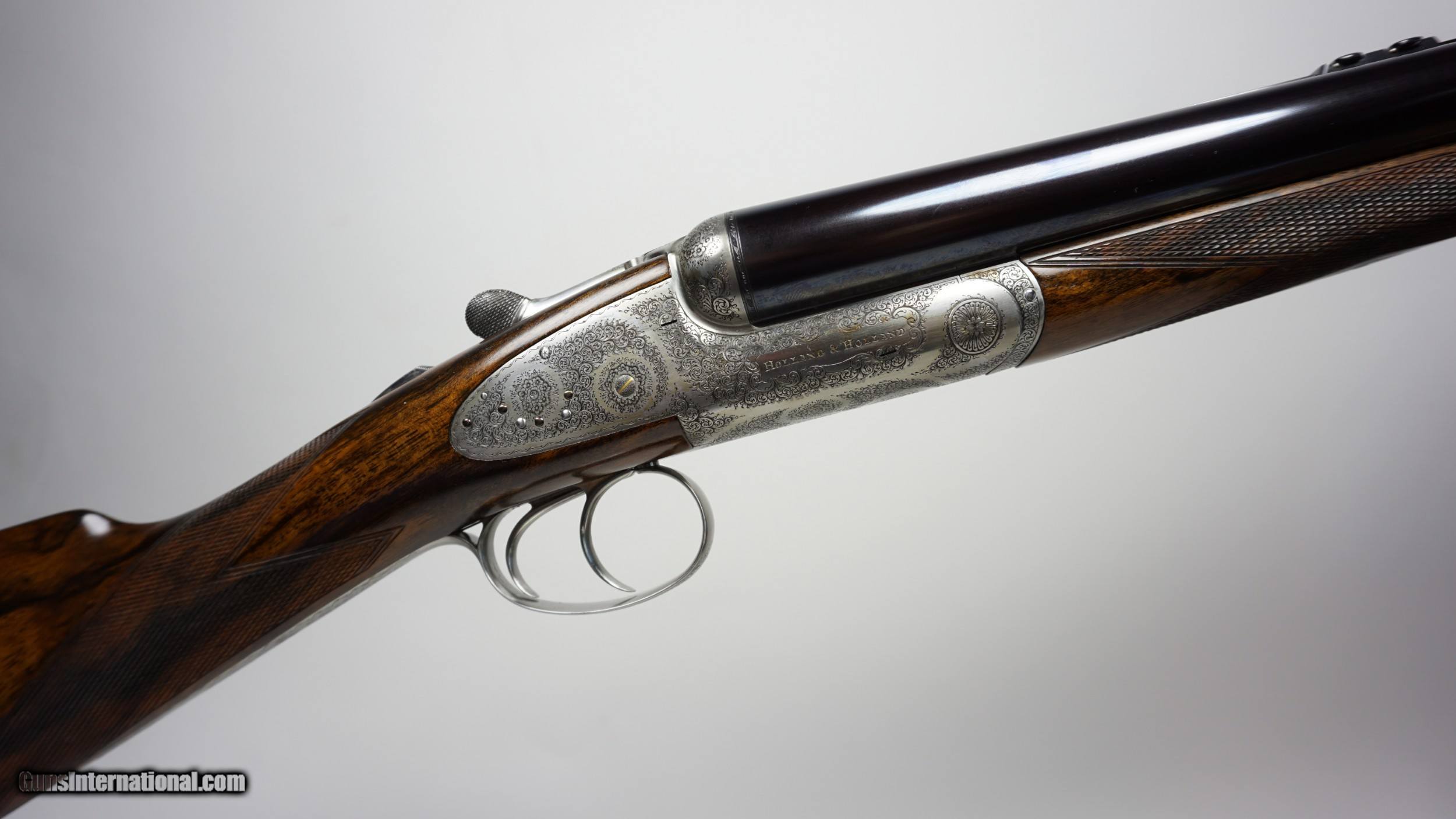 The first Holland & Holland Round Action 12 gauge Paradox side by side