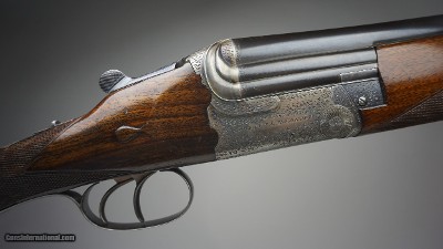 Charles Lancaster 16 gauge boxlock ejector with 28 inch barrels & double triggers