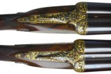 James Purdey left handed deluxe matched pair of 12 gauge side by side self opening shotguns - 4 of 11