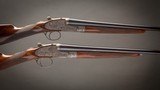 Holland & Holland pair of 28 gauge 'Royal' Deluxe Sidelock Ejector side by side shotguns with 27 inch barrels.
