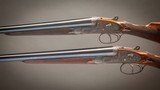 Lebeau Courally Imperial Extra Lux 12 gauge pair Sidelock Ejector Shotguns with 27 3/4 inch barrels.Double trigger and automatic safety - 6 of 8
