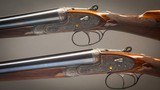 Lebeau Courally Imperial Extra Lux 12 gauge pair Sidelock Ejector Shotguns with 27 3/4 inch barrels.Double trigger and automatic safety - 5 of 8
