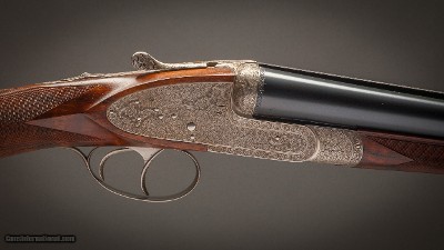 Piotti 12 gauge King 1 model sidelock side by side ejector with 26 inch barrels & double triggers