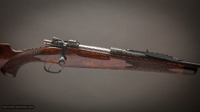 John Rigby Deluxe Quality Model Bolt-Action Magazine Rifle Chambered in .375 H&H with 24 inch Barrel