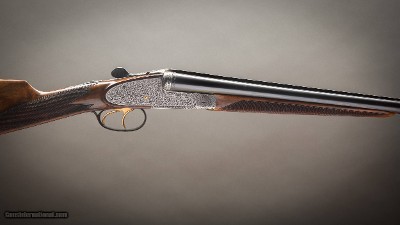 Borovnik 20 gauge sidelock ejector wth 27 1/2 inch barrel