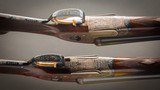 Westley Richards composed pair of 12 gauge & 20 gauge with each gun having two sets of interchangable of barrels - 3 of 6