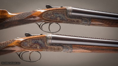 Holland & Holland 12 gauge Pair of 'Royal' Sidelock Ejector Shotguns with 28 inch barrels.Holland & Holland sidelock ejector with patent assis