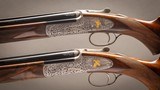 Charles Boswell 28 gauge matched pair of Round Body pinless sidelock ejector over & unders - 4 of 9
