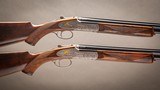 Charles Boswell 28 gauge matched pair of Round Body pinless sidelock ejector over & unders