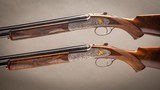 Charles Boswell 28 gauge matched pair of Round Body pinless sidelock ejector over & unders - 2 of 9