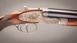 Holland & Holland virtually new .470 Nitro Express Royal' Philip Coggan engraved Deluxe Double Rifle with 24 inch barrels  - 7 of 13