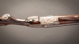 Holland & Holland virtually new .470 Nitro Express Royal' Philip Coggan engraved Deluxe Double Rifle with 24 inch barrels  - 9 of 13