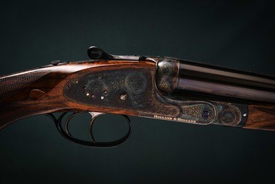 Holland & Holland .375-bore 'Royal' Deluxe Double Rifle at our Dallas Showroom