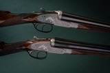Holland & Holland pair of self opening 'Royal' Model Shotguns with two sets of 28 inch interchangeable barrels for each gun. - 1 of 6