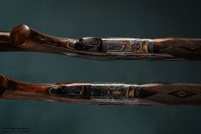 Holland & Holland 20 Gauge Matched Pair Of 'Sporting' Deluxe Model Over-and-Under shotguns with 32 inch barrels. - Image 4 of 6