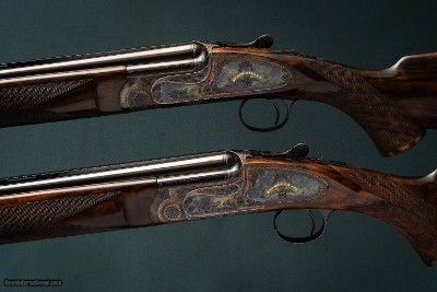 Holland & Holland 20 Gauge Matched Pair Of 'Sporting' Deluxe Model Over-and-Under shotguns with 32 inch barrels. - Image 2 of 6