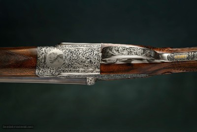 Holland & Holland 12 gauge Royal Deluxe 'Paradox' Sidelock shotgun with 28 inch barrels, two triggers and automatic safety.  - Image 4 of 6