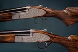 Bosis 12 gauge pair of pinless sidelock over & under's with extra barrels  - 3 of 5