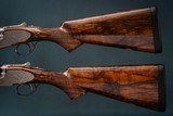 Bosis 12 gauge pair of pinless sidelock over & under's with extra barrels  - 4 of 5