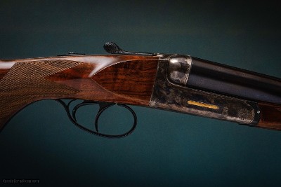 Famars Abbiatico & Salvinelli .470NE side by side Boxlock ejector double rifle