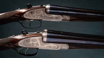 Holland & Holland 12 gauge 'Royal' Sidelock Ejector Shotguns with 28 inch barrels.