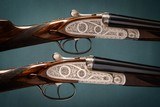 Arrieta pair of 410 578 model side by side shotguns