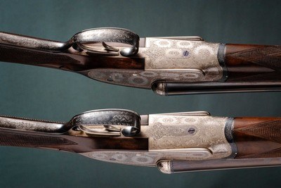 Boss & Co 12 Gauge Pair Best Quality Side by Sides with 29 inch Barrels - Image 4 of 6