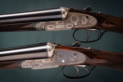 Boss & Co 12 Gauge Pair Best Quality Side by Sides with 29 inch Barrels - Image 2 of 6