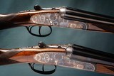 Arretta 28 gauge Pair of 871 Model side by side shotguns