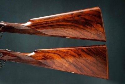 Holland & Holland 28 Gauge Royal Deluxe Model Pair, Philippe Grifnee Engraved - Image 6 of 6