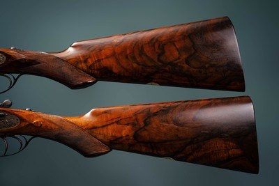 Holland & Holland 28 gauge pair of 'Royal' Deluxe model Sidelock Ejector shotguns with 28 inch barrels - Image 5 of 6