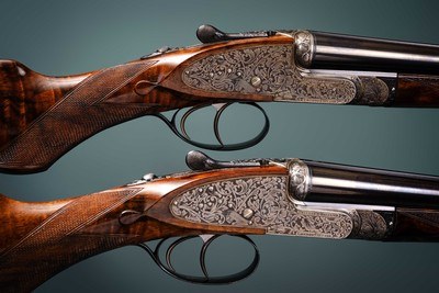 Holland & Holland 28 gauge pair of 'Royal' Deluxe model Sidelock Ejector shotguns with 28 inch barrels - Image 4 of 6