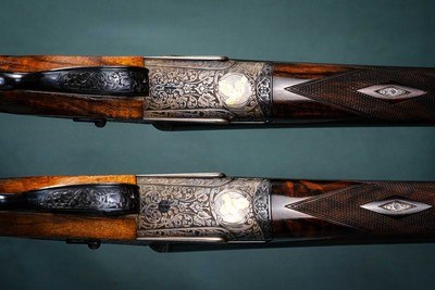 Holland & Holland 28 gauge pair of 'Royal' Deluxe model Sidelock Ejector shotguns with 28 inch barrels - Image 2 of 6