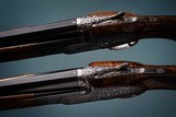 Fabbri Deluxe Composed Pair of 12 gauge Sidelock Ejector Over & Under Shotguns with 28 & 31 inch barrels.  - Image 3 of 6