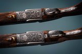 Fabbri Deluxe Composed Pair of 12 gauge Sidelock Ejector Over & Under Shotguns with 28 & 31 inch barrels.  - Image 4 of 6