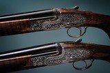 Fabbri Deluxe Composed Pair of 12 gauge Sidelock Ejector Over & Under Shotguns with 28 & 31 inch barrels.  - Image 2 of 6