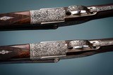 Kemen Imperial Pair of Deluxe Model 12 gauge Sideplate , removable trigger lock side by side shotguns  - Image 4 of 6