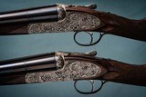Kemen Imperial Pair of Deluxe Model 12 gauge Sideplate , removable trigger lock side by side shotguns  - Image 2 of 6