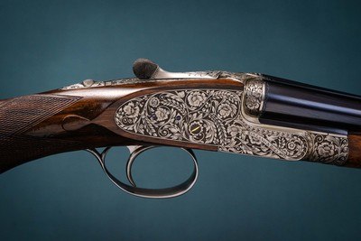 Holland & Holland 410 'Royal Deluxe' side by side shotgun with 26 1/2 inch barrels 