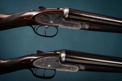 James Purdey 12 gauge Best Quality pair of side by side self opening shotguns
