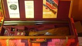 Original 1951 Cased Abercrombie and Fitch Pristine
(probable NIB), Winchester, Model 21 Deluxe Field Grade, 12-ga. 99% condition. - 6 of 14