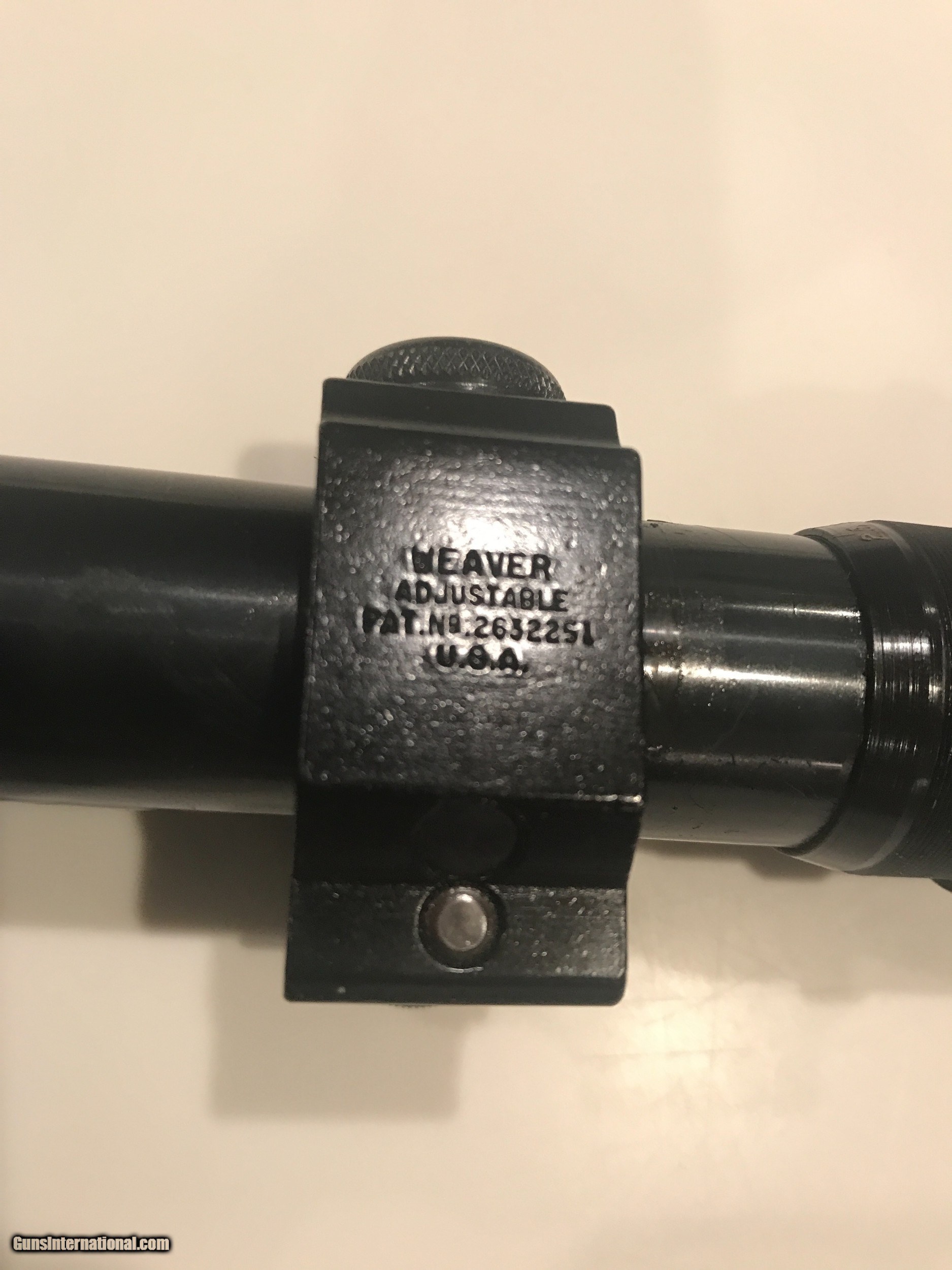 Weaver V8 2.58X Vintage rifle scope