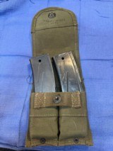 WWII M2 Carbine magazines in canvas pouch - 1 of 13