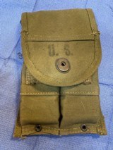 WWII M2 Carbine magazines in canvas pouch - 2 of 13